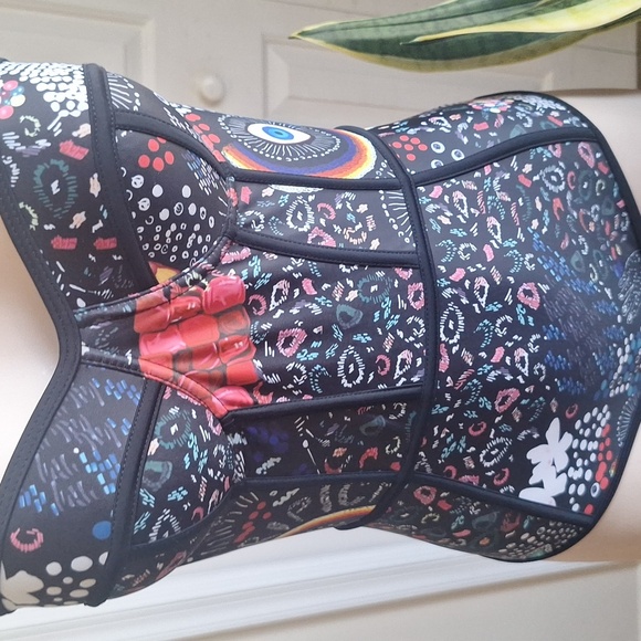 Colorful Patterned One-Piece Swimsuit - Picture 4 of 4